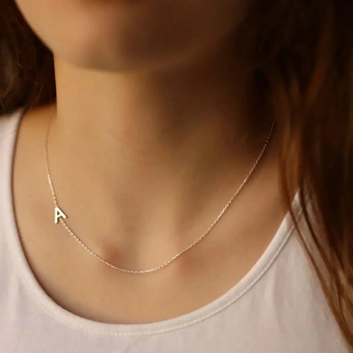 Dainty Initial Necklace