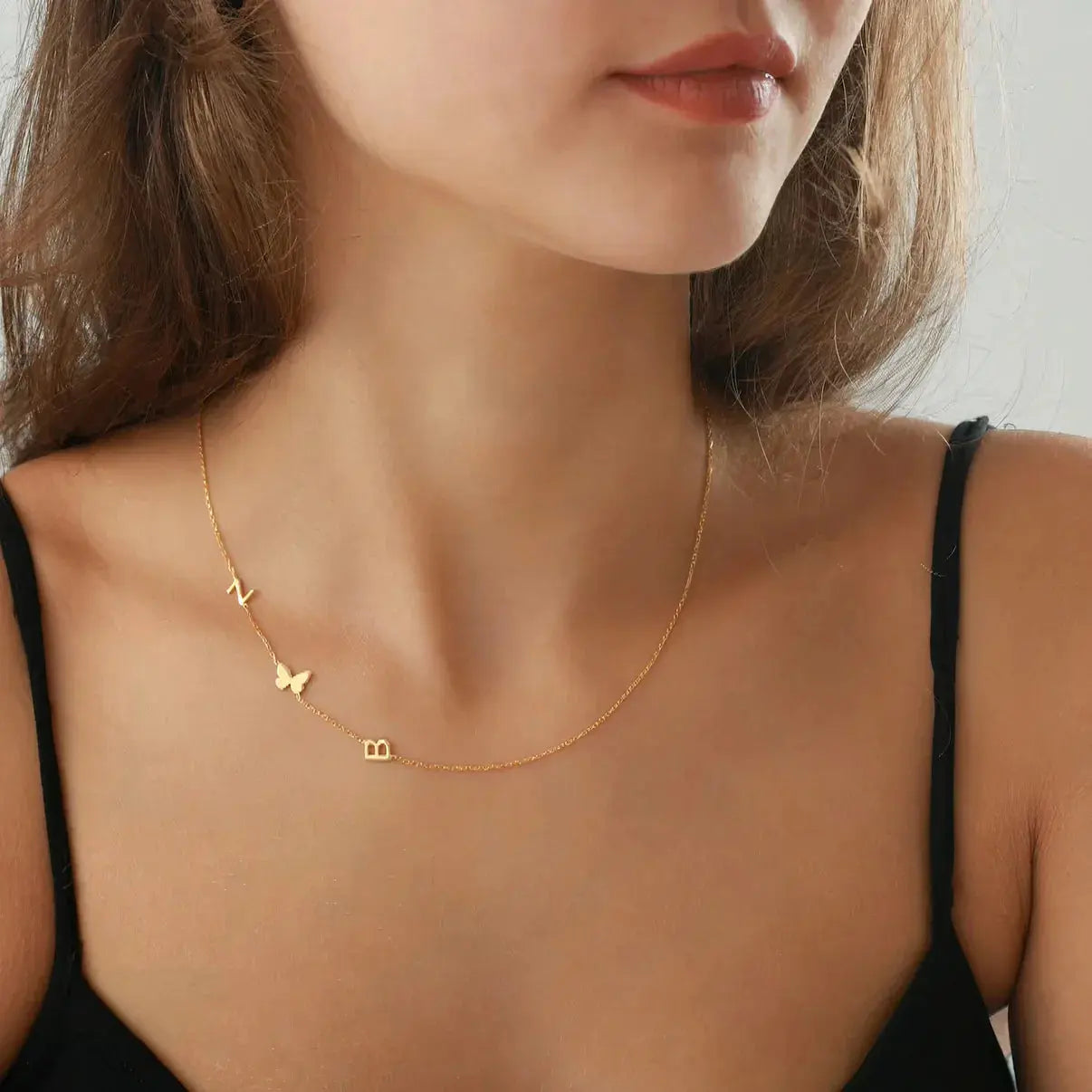 Dainty Initial Necklace