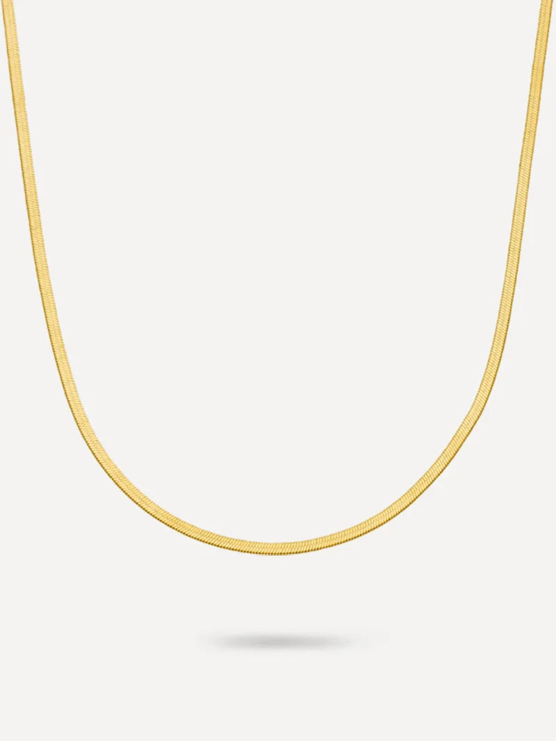 Sleek Gold Chain Necklace
