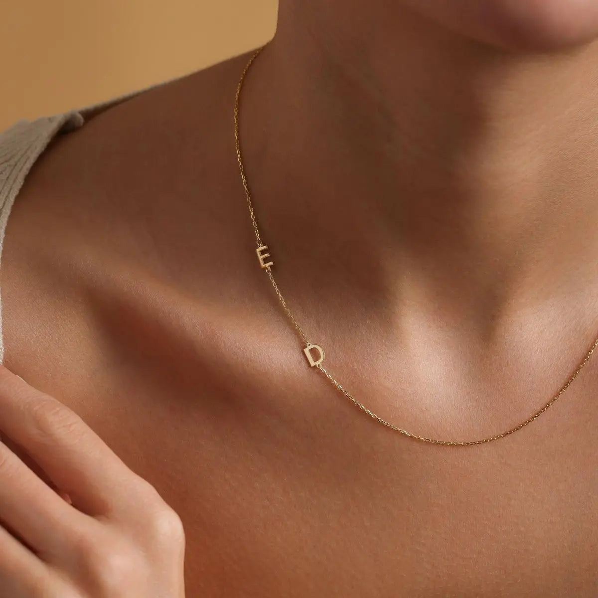 Dainty Initial Necklace