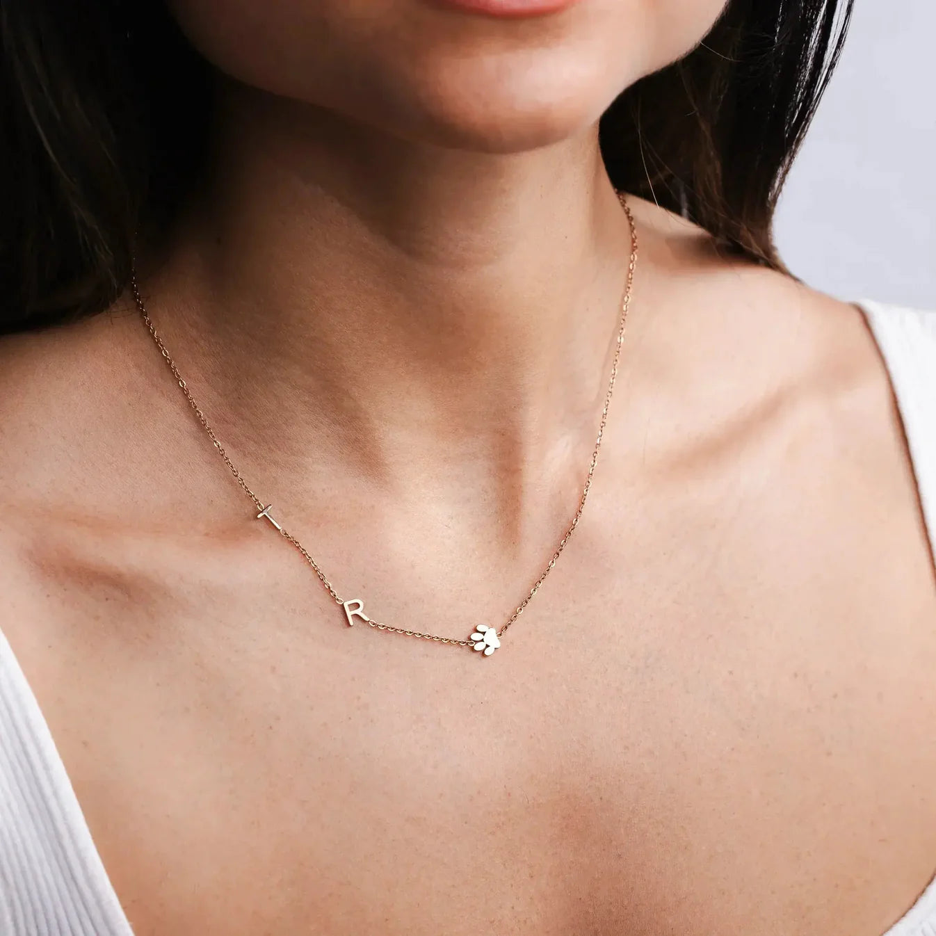 Dainty Initial Necklace