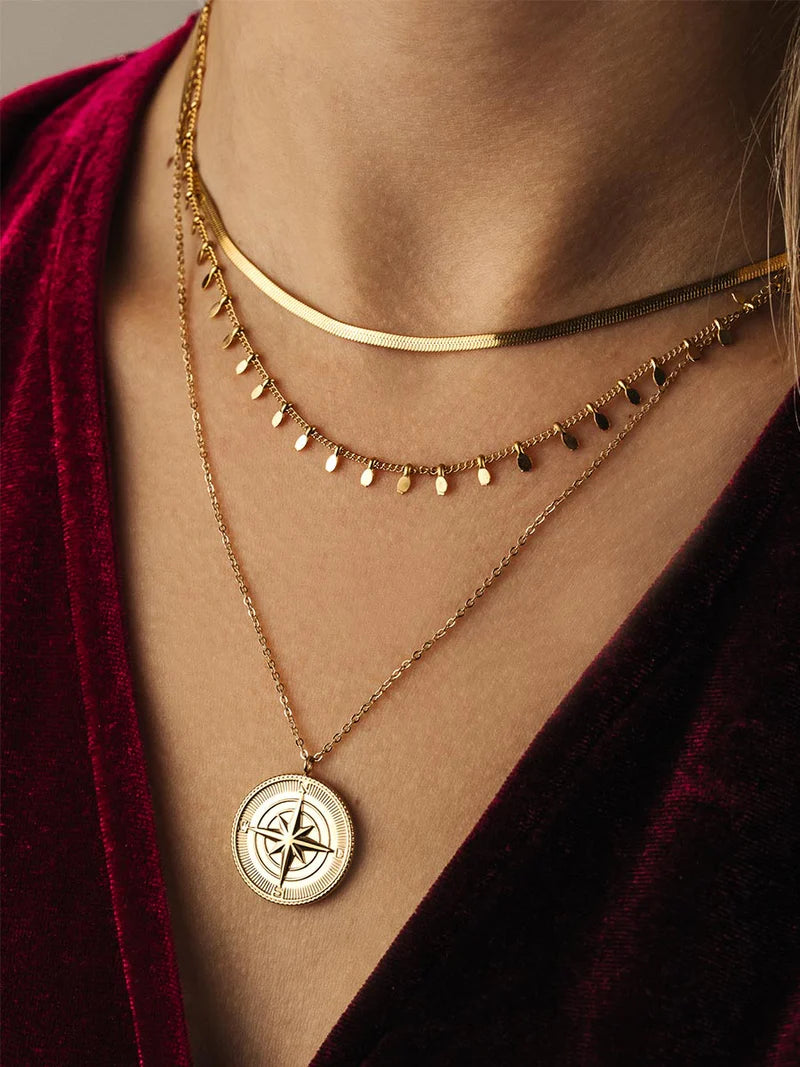 Sleek Gold Chain Necklace